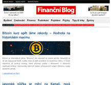 Tablet Screenshot of financniblog.cz